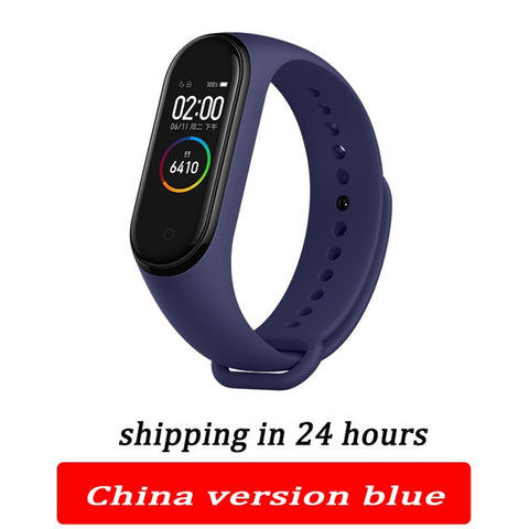 Original XiaoMi  Mi Band 4 Smart Wristband Fitness Bracelet MiBand Band 4 Heart Rate Time Big Touch Screen  Message Smartband - RELEVAZA