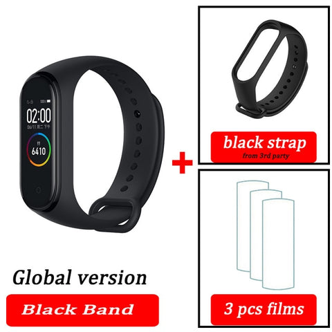 Original XiaoMi  Mi Band 4 Smart Wristband Fitness Bracelet MiBand Band 4 Heart Rate Time Big Touch Screen  Message Smartband - RELEVAZA