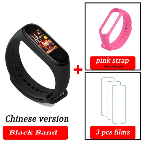 Original XiaoMi  Mi Band 4 Smart Wristband Fitness Bracelet MiBand Band 4 Heart Rate Time Big Touch Screen  Message Smartband - RELEVAZA