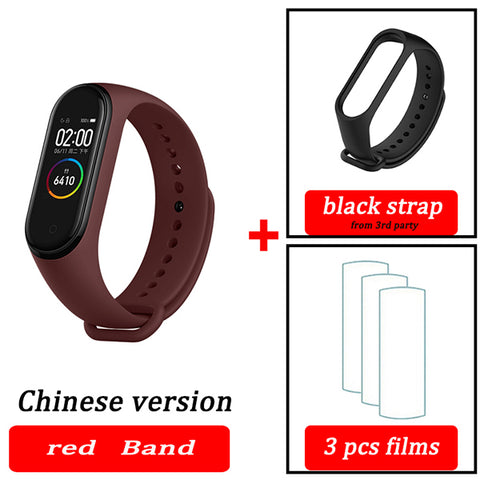Original XiaoMi  Mi Band 4 Smart Wristband Fitness Bracelet MiBand Band 4 Heart Rate Time Big Touch Screen  Message Smartband - RELEVAZA