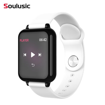 Soulusic Women B57 Smartwatch Waterproof Sports For Android  iPhone Heart Rate Monitor Blood Pressure Function pk w34 iwo 8 - RELEVAZA