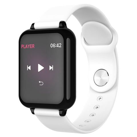 Soulusic Women B57 Smartwatch Waterproof Sports For Android  iPhone Heart Rate Monitor Blood Pressure Function pk w34 iwo 8 - RELEVAZA