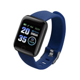 Smart Band Blood Pressure 1.14'' Screen Fitness Tracker Watch Heart Rate Fitness Bracelet Waterproof Music Control For Men Women - RELEVAZA