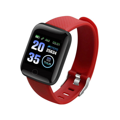 Smart Band Blood Pressure 1.14'' Screen Fitness Tracker Watch Heart Rate Fitness Bracelet Waterproof Music Control For Men Women - RELEVAZA