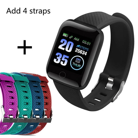 Smart Band Blood Pressure 1.14'' Screen Fitness Tracker Watch Heart Rate Fitness Bracelet Waterproof Music Control For Men Women - RELEVAZA