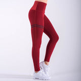 NORMOV New Hotsale Women Gold Print Leggings No Transparent Exercise Fitness Leggings Push Up Workout Female Pants - RELEVAZA