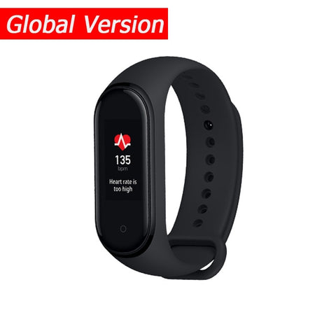 In Stock New Xiaomi Mi Band 4 Smart Miband 4 0.95" AMOLED Screen Waterproof Heart Rate Fitness 135mAh 20 Bluetooth 5.0 50ATM - RELEVAZA