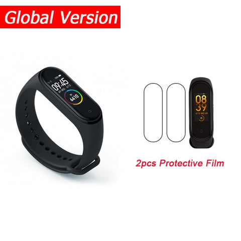 In Stock New Xiaomi Mi Band 4 Smart Miband 4 0.95" AMOLED Screen Waterproof Heart Rate Fitness 135mAh 20 Bluetooth 5.0 50ATM - RELEVAZA