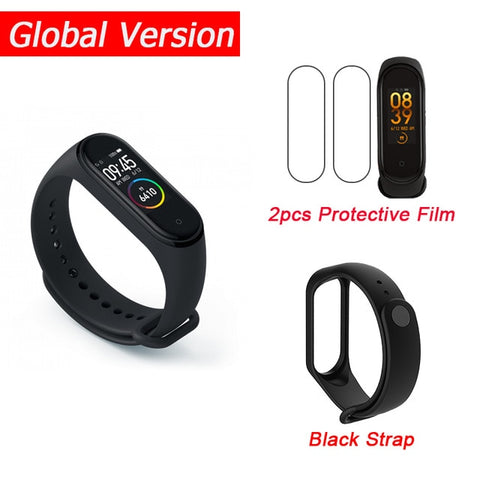 In Stock New Xiaomi Mi Band 4 Smart Miband 4 0.95" AMOLED Screen Waterproof Heart Rate Fitness 135mAh 20 Bluetooth 5.0 50ATM - RELEVAZA