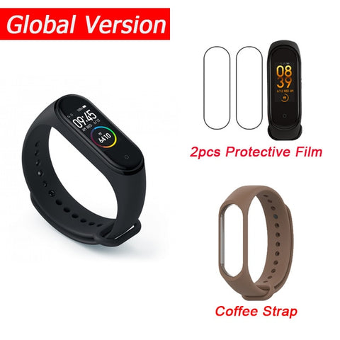 In Stock New Xiaomi Mi Band 4 Smart Miband 4 0.95" AMOLED Screen Waterproof Heart Rate Fitness 135mAh 20 Bluetooth 5.0 50ATM - RELEVAZA