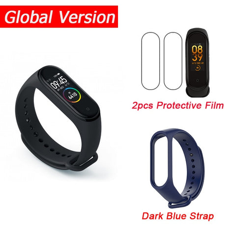 In Stock New Xiaomi Mi Band 4 Smart Miband 4 0.95" AMOLED Screen Waterproof Heart Rate Fitness 135mAh 20 Bluetooth 5.0 50ATM - RELEVAZA