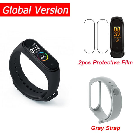 In Stock New Xiaomi Mi Band 4 Smart Miband 4 0.95" AMOLED Screen Waterproof Heart Rate Fitness 135mAh 20 Bluetooth 5.0 50ATM - RELEVAZA