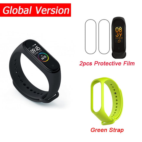In Stock New Xiaomi Mi Band 4 Smart Miband 4 0.95" AMOLED Screen Waterproof Heart Rate Fitness 135mAh 20 Bluetooth 5.0 50ATM - RELEVAZA