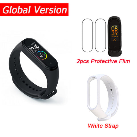 In Stock New Xiaomi Mi Band 4 Smart Miband 4 0.95" AMOLED Screen Waterproof Heart Rate Fitness 135mAh 20 Bluetooth 5.0 50ATM - RELEVAZA
