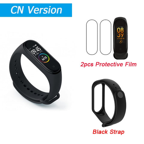 In Stock New Xiaomi Mi Band 4 Smart Miband 4 0.95" AMOLED Screen Waterproof Heart Rate Fitness 135mAh 20 Bluetooth 5.0 50ATM - RELEVAZA