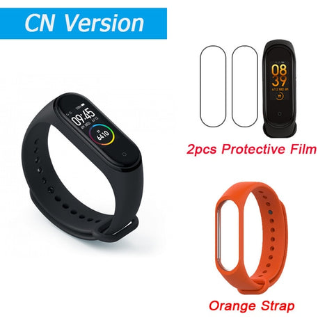 In Stock New Xiaomi Mi Band 4 Smart Miband 4 0.95" AMOLED Screen Waterproof Heart Rate Fitness 135mAh 20 Bluetooth 5.0 50ATM - RELEVAZA