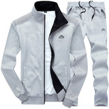 Sets Tracksuit Men Autumn Winter Hooded Sweatshirt Drawstring Outfit Sportswear 2019 Male Suit Pullover Two Piece Set Casual - RELEVAZA