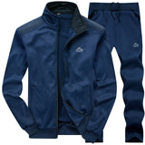 Sets Tracksuit Men Autumn Winter Hooded Sweatshirt Drawstring Outfit Sportswear 2019 Male Suit Pullover Two Piece Set Casual - RELEVAZA