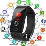 Smart Band Blood Pressure Q1 Heart Rate Monitor Fitness Tracker Smart Watch Fitness Bracelet Waterproof Weather Display Women - RELEVAZA