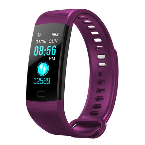 Y5 Smart Bracelet  Heart Rate Blood Pressure Monitor Tracker Fitness Tracker Smart Wristband Waterproof Smart Watch Pedometer - RELEVAZA