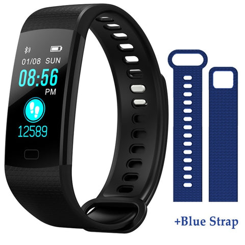 Y5 Smart Bracelet  Heart Rate Blood Pressure Monitor Tracker Fitness Tracker Smart Wristband Waterproof Smart Watch Pedometer - RELEVAZA