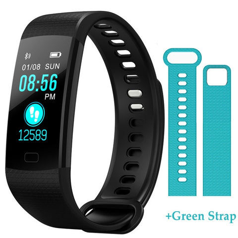 Y5 Smart Bracelet  Heart Rate Blood Pressure Monitor Tracker Fitness Tracker Smart Wristband Waterproof Smart Watch Pedometer - RELEVAZA