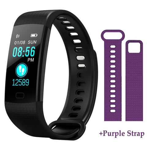 Y5 Smart Bracelet  Heart Rate Blood Pressure Monitor Tracker Fitness Tracker Smart Wristband Waterproof Smart Watch Pedometer - RELEVAZA