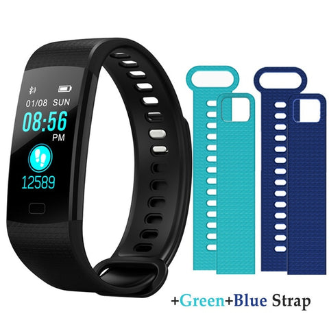 Y5 Smart Bracelet  Heart Rate Blood Pressure Monitor Tracker Fitness Tracker Smart Wristband Waterproof Smart Watch Pedometer - RELEVAZA