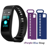 Y5 Smart Bracelet  Heart Rate Blood Pressure Monitor Tracker Fitness Tracker Smart Wristband Waterproof Smart Watch Pedometer - RELEVAZA