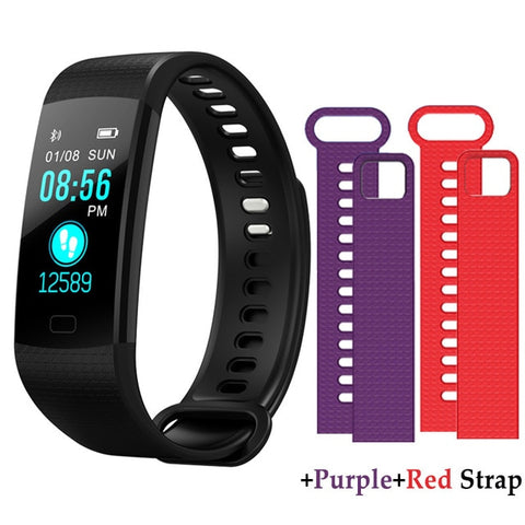 Y5 Smart Bracelet  Heart Rate Blood Pressure Monitor Tracker Fitness Tracker Smart Wristband Waterproof Smart Watch Pedometer - RELEVAZA