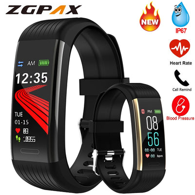 Smart Band Blood Pressure Measurement Pedometer Fitness Tracker Watch Smart Bracelet Women Men Waterproof For Android Ios - RELEVAZA
