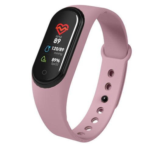 Smart Band Blood Pressure Measurement Pedometer Fitness Tracker Watch Smart Bracelet Women Men Waterproof For Android Ios - RELEVAZA