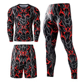 Superhero Compression Tracksuits Men's Sport Suit Quick Dry Running sets Clothes Sports Joggers Training Gym Fitness Man Set - RELEVAZA