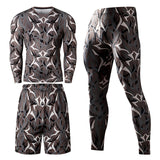 Superhero Compression Tracksuits Men's Sport Suit Quick Dry Running sets Clothes Sports Joggers Training Gym Fitness Man Set - RELEVAZA