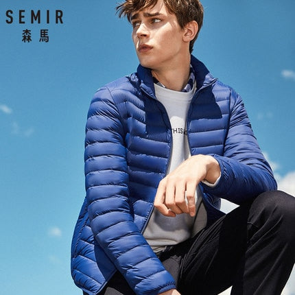 SEMIR 2019 Down Jacket Men Winter Portability Warm 90% White Duck Down Hooded Man Coat jaqueta masculino chaqueta hombre - RELEVAZA