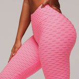 SVOKOR Fitness Female Leggings Polyester Ankle-Length Breathable Pants Leggins Women Standard Fold Push Up  Legging - RELEVAZA