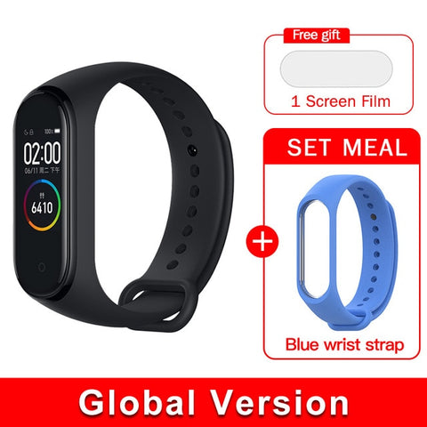 Global version original xiaomi mi band 4 color screen 2019 latest music smart bracelet heart rate fitness 135mAh bluetooth 5.0 - RELEVAZA