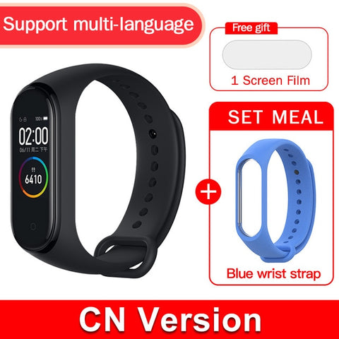 Global version original xiaomi mi band 4 color screen 2019 latest music smart bracelet heart rate fitness 135mAh bluetooth 5.0 - RELEVAZA