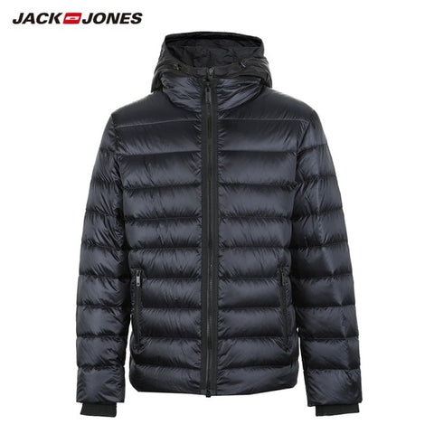 JackJones Men's Hooded Short Down Jacket Parka Coat Outerwear Menswear 218312522 - RELEVAZA