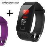 Smart Band Blood Pressure Q1 Heart Rate Monitor Fitness Tracker Smart Watch Fitness Bracelet Waterproof Weather Display Women - RELEVAZA