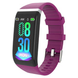 Smart Band Blood Pressure 1.14'' Screen Fitness Tracker Watch Heart Rate Fitness Bracelet Waterproof Music Control For Men Women - RELEVAZA