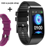 Smart Band Blood Pressure 1.14'' Screen Fitness Tracker Watch Heart Rate Fitness Bracelet Waterproof Music Control For Men Women - RELEVAZA