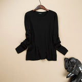 Casual Round Neck Cashmere Sweater Woman Pullovers White Pink Knitting Sweater Female Jumpers 2019 Winter Clothes - RELEVAZA