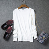 Casual Round Neck Cashmere Sweater Woman Pullovers White Pink Knitting Sweater Female Jumpers 2019 Winter Clothes - RELEVAZA
