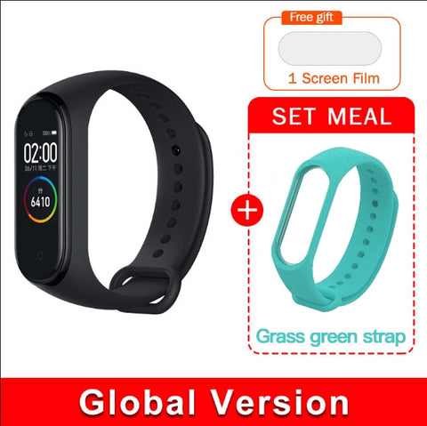 Global version original xiaomi mi band 4 color screen 2019 latest music smart bracelet heart rate fitness 135mAh bluetooth 5.0 - RELEVAZA