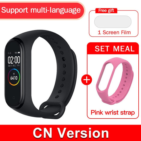 Global version original xiaomi mi band 4 color screen 2019 latest music smart bracelet heart rate fitness 135mAh bluetooth 5.0 - RELEVAZA
