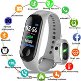 M3 Smart Watch Bracelet Men Women Blood Pressure Heart Rate Monitor Waterproof Fitness tracker Smart Band High Definition Color - RELEVAZA