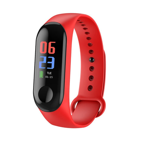 M3 Smart Watch Bracelet Men Women Blood Pressure Heart Rate Monitor Waterproof Fitness tracker Smart Band High Definition Color - RELEVAZA