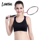 LUKITAS Women Sports Bra Top Fitness Push Up Cross Strap Sexy Yoga Bra Gym Running Padded Tank Jogging Fitness  Padded Vest Tops - RELEVAZA