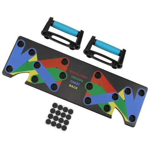 9 in 1 Push Up Rack Board Men Women Comprehensive Fitness Exercise Push-up Stands Body Building Training System Home Equipment - RELEVAZA